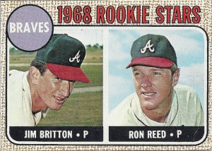 1968 Topps Britton Reed
