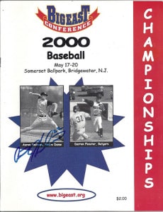 2000 Big East Baseball Championships program