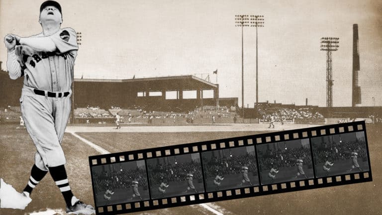 Babe Ruth’s 500(?)-foot home run in Newark