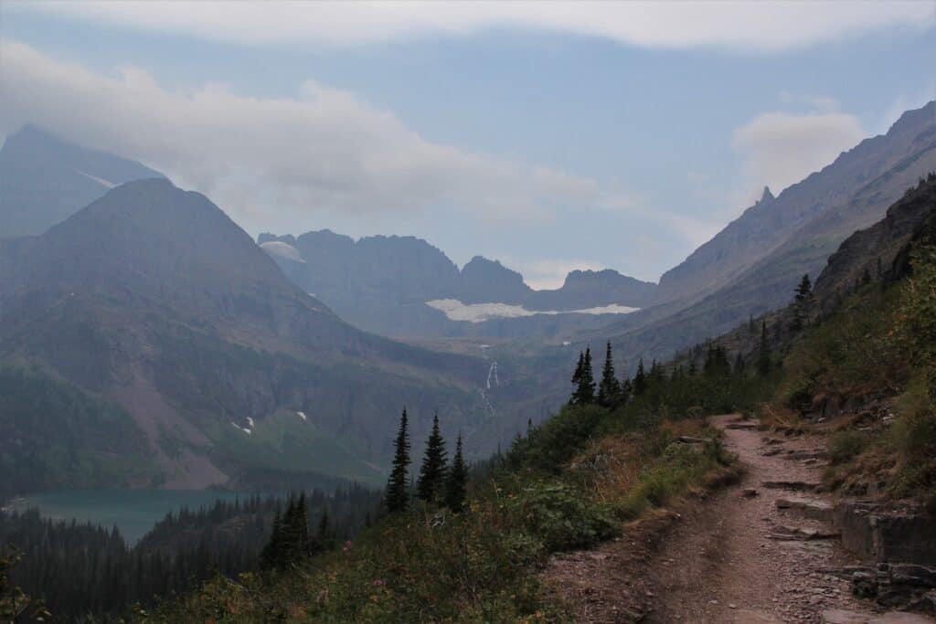 Grinnell Glacier trail in Glacier National Park