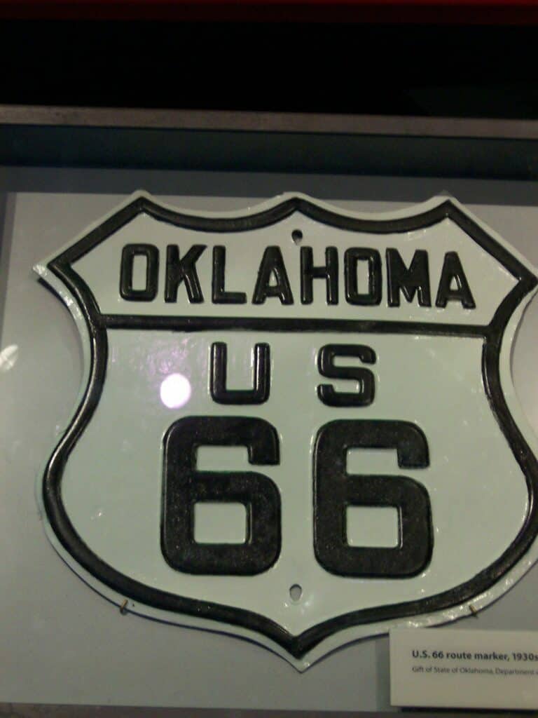 Oklahoma Route 66 shield